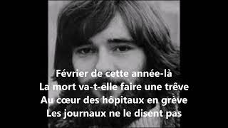 Maxime Le Forestier  Février de cette annéelà paroles  1973 [upl. by Jempty574]