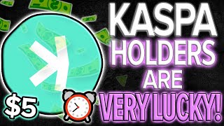 KAS KASPA🔥  5 KASPA IS A BEARISH PREDICTION YOU ARE SO LUCKY [upl. by Ayotahc381]