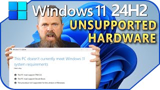 Upgrade or Install Windows 11 24H2 on ANY Computer [upl. by Annahsit53]