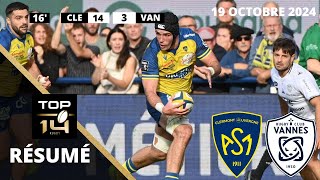 Top14  le résumé de Clermont vs Vannes  Journée 7 Saison 202425 [upl. by Baler256]