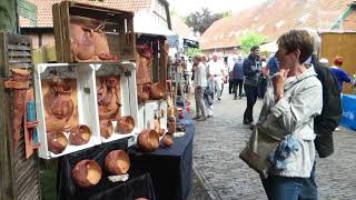 Kunsthandwerkermarkt um das Kloster in Hude [upl. by Alisan]