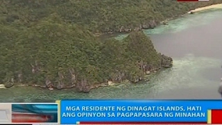 BP Mga residente ng Dinagat Islands hati ang opinyon sa pagpapasara ng minahan [upl. by Naibaf]