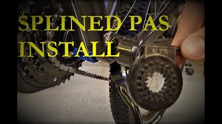 PAS SENSOR INSTALL  Splined Type KT D12L Pedal Assist Sensor PAS Installation Video [upl. by Zephan301]