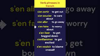 Verb phrases in French 🇫🇷shorts french [upl. by Psyche]