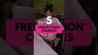 5 Free Python Courses with Certifications [upl. by Rothenberg989]