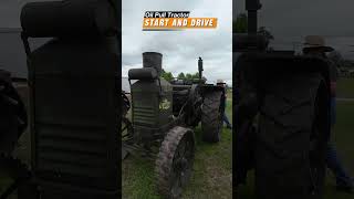 Oil Pull Tractor  Start and Drive 2024 [upl. by Loss]