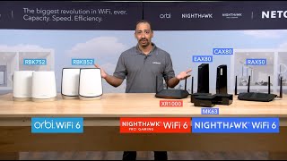 The Latest WiFi 6 Announcements From Nighthawk amp Orbi  NETGEAR [upl. by Idnew597]