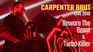 Carpenter Brut  quotBeware The Beastquot  quotTurbo Killerquot Live Concert BRUTAL ASSAULT 2019 [upl. by Riamo999]