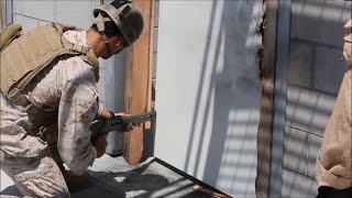 Recon Marines Conduct Breaching Exercise [upl. by Rma]