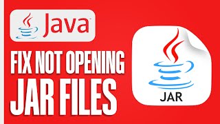 How To Fix Java Not Opening Jar Files  Full Tutorial [upl. by Nilerual]