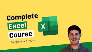 Learn Excel in 2 hours Complete 2022 Excel Proficiency Tutorial [upl. by Ulick]