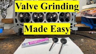 Seating Intake amp Exhaust Valves by LappingGrinding By Hand  Fast amp Easy [upl. by Dalia118]