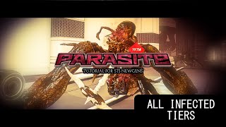 PARASITE  ALL INFECTEDMUTATION TIERS OUTDATED [upl. by Sillad]