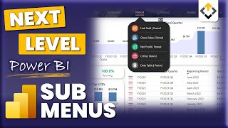 Take your Power BI Navigation Menus to the Next Level  A PBI UXUI Design Tutorial [upl. by Howie]