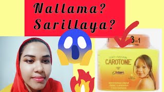 carotoone face amp body cream review in tamil in srilanka  carotone black sport cream♥️😨 [upl. by Egon]