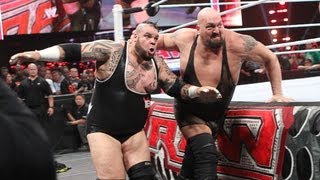 Brodus Clay vs Big Show Raw May 28 2012 [upl. by Towney]