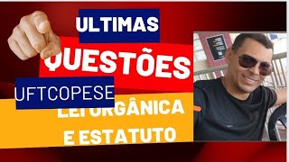 Última aula COPESE UFT lei orgânica e estatuto [upl. by Laumas]