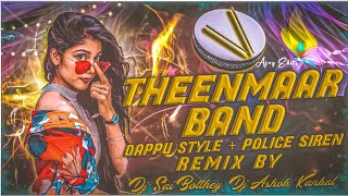 Theenmaar Band Dappu Style Police Siren Remix Dj Ashok Kankal And Dj Sai Bolthey [upl. by Poree]