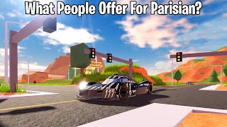 What People Offer For The Parisian Exp1 Roblox Jailbreak [upl. by Cheney563]