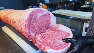 Worlds MOST PERFECT Steak 249 EXTREMELY RARE Japanese Wagyu Steak thats BETTER Than Kobe [upl. by Walcoff]