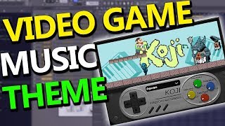 MAKING VIDEO GAME MUSIC THEME in FL Studio using Koji [upl. by Niboc]