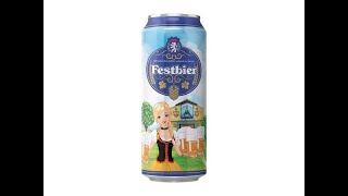 Lidls festbier 55  Perlenbacher  review No 457 [upl. by Iggie]