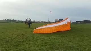 Paramotor take off 7th Flight [upl. by Ecitnirp]