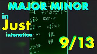 Minormajor 913 chord in Just intonation [upl. by Noiroc]