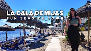 Fun Seaside Town La Cala de Mijas Spain October 2024 Update Costa del Sol  Málaga 4K [upl. by Ramah]