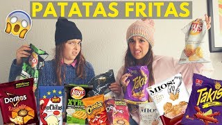 PROBANDO PATATAS FRITAS 🍟 con MI HERMANA 😱 [upl. by Neelloc]