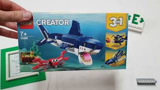 EckSteine  LEGO® Creator 3in1  Bewohner der Tiefsee  31088 [upl. by Marvin771]