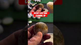 NEVER USE SOAP AGAIN Golf Ball Cleaning Secret golf [upl. by Kam]