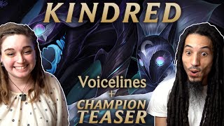 Arcane fans react to Kindred Voicelines amp Teaser  League Of Legends [upl. by Adnilem]