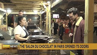 Paris Salon du Chocolat opens its doors [upl. by Reisinger]