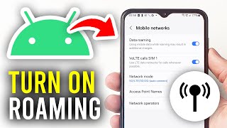 How To Turn On Data Roaming On Android  Full Guide [upl. by Inhoj561]