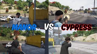 Manor vs Cypress At Fudge Lane Multi POV  NoPixel 40 GTA RP [upl. by Liebman987]