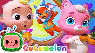 Hey Diddle Diddle  CoComelon Nursery Rhymes amp Animal Songs for Kids [upl. by Aisetra431]