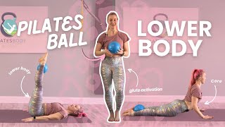 Pilates Lower Body Ball Workout [upl. by Eynenihc]