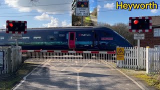 Heyworth Level Crossing 24022024 [upl. by Lipps]