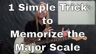 A Simple Trick to Memorize The Major Scale  Steve Stine  GuitarZoomcom [upl. by Spooner]