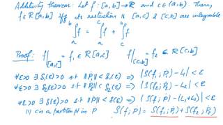 Integration 9 Additivity theorem [upl. by Mazel316]