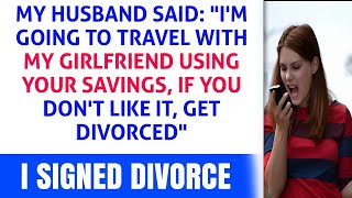 Husband Threatens Divorce and Drains Savings on Romantic Getaways with Girlfriend [upl. by Greene]