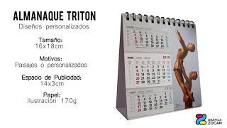 CALENDARIOS PERSONALIZADOS 2025  Carpa Triton [upl. by Maurita]