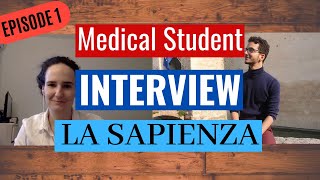 La Sapienza 4th Year English Medical Student Interview Part 1 The City [upl. by Aidil548]