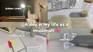 A day in my life as a Muslimah 🎀  Halal book  Daraz unboxing  Journaling  Quran amp Dhikr 📿 [upl. by Conant]