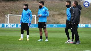 ENTRENAMIENTO  Seguimiento a Asier Villalibre  31 de enero  Deportivo Alavés [upl. by Annayrb523]