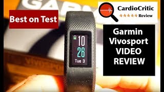 Garmin Vivosport Review  the best GPS featured fitness tracker of 2018 [upl. by Kowtko]