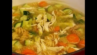 SOPA DE POLLO FÁCIL Y NUTRITIVA [upl. by Iffar]