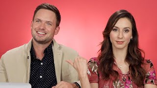 Troian Bellisario And Patrick J Adams Take The Relationship Test [upl. by Dowlen113]