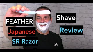 Feather SR Japanese Razor Shave Review [upl. by Eudosia]